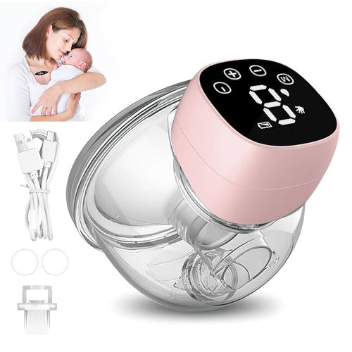 Extractor de Leche Eléctrico Portátil S12 — Manos Libres, Silencioso y Recargable | Ideal para Mamás Activas